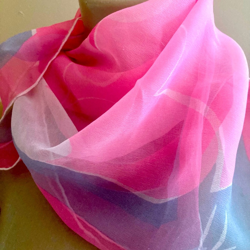 VERA vintage chiffon scarf